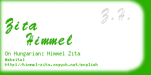 zita himmel business card